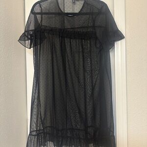 H&M Black Mesh Dress